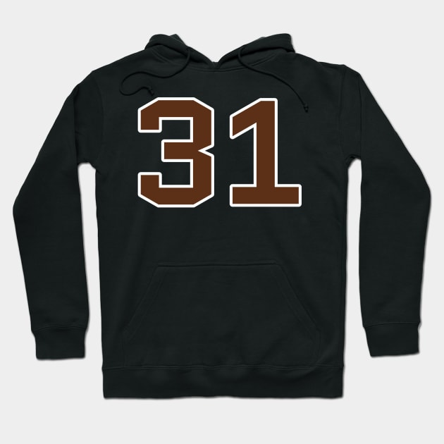 31 number Hoodie by Marnes